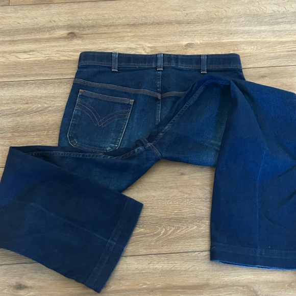 Vintage Orange Tab Levi’s Action Jeans, Sz 34 Waist Triple Stitch Pocket - Picture 15 of 16